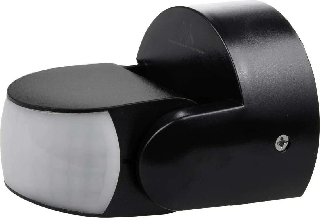 Senzor gibanja PIR Maclean MCE468B, IP65, 12 m, 220–240 V, 600/1200 W, črn