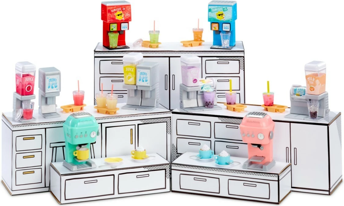 Miniaturni set gospodinjskih aparatov Make It Mini Appliances MGA Miniiverse, 8 kosov, večbarven