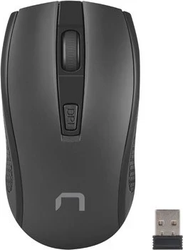 Brezžični optični miš Natec Jay 2, 2,4 GHz, 1600 DPI, črn