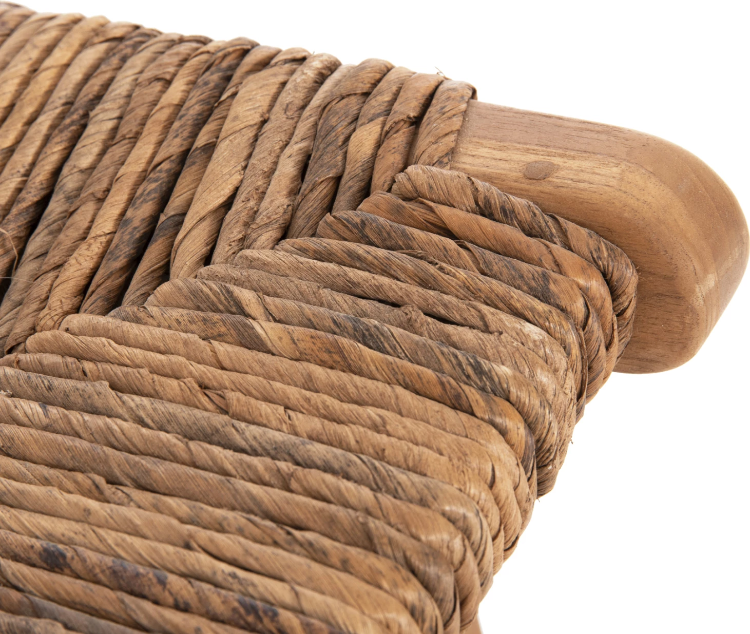 Barski stol WALTER FH9841 iz tikovine v naravni barvi-rush mat 46x55x105Hcm