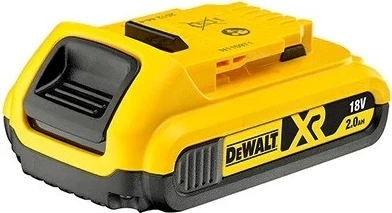 Set brezžičnih orodij, DeWalt DCK2060D2T-QW, 18 V, 2 bateriji, črno/rumen