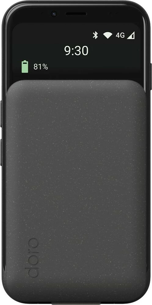 Preprost zložljiv telefon Doro Aurora A20, 4G, 4,5 palca, 3000 mAh, grafit