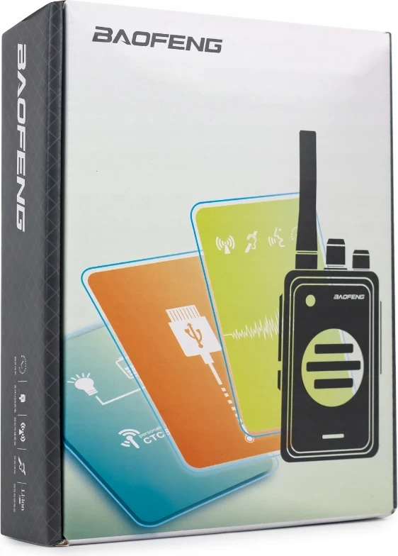 Dvocevni radijski sprejemnik Baofeng BF-T25E, rdeč