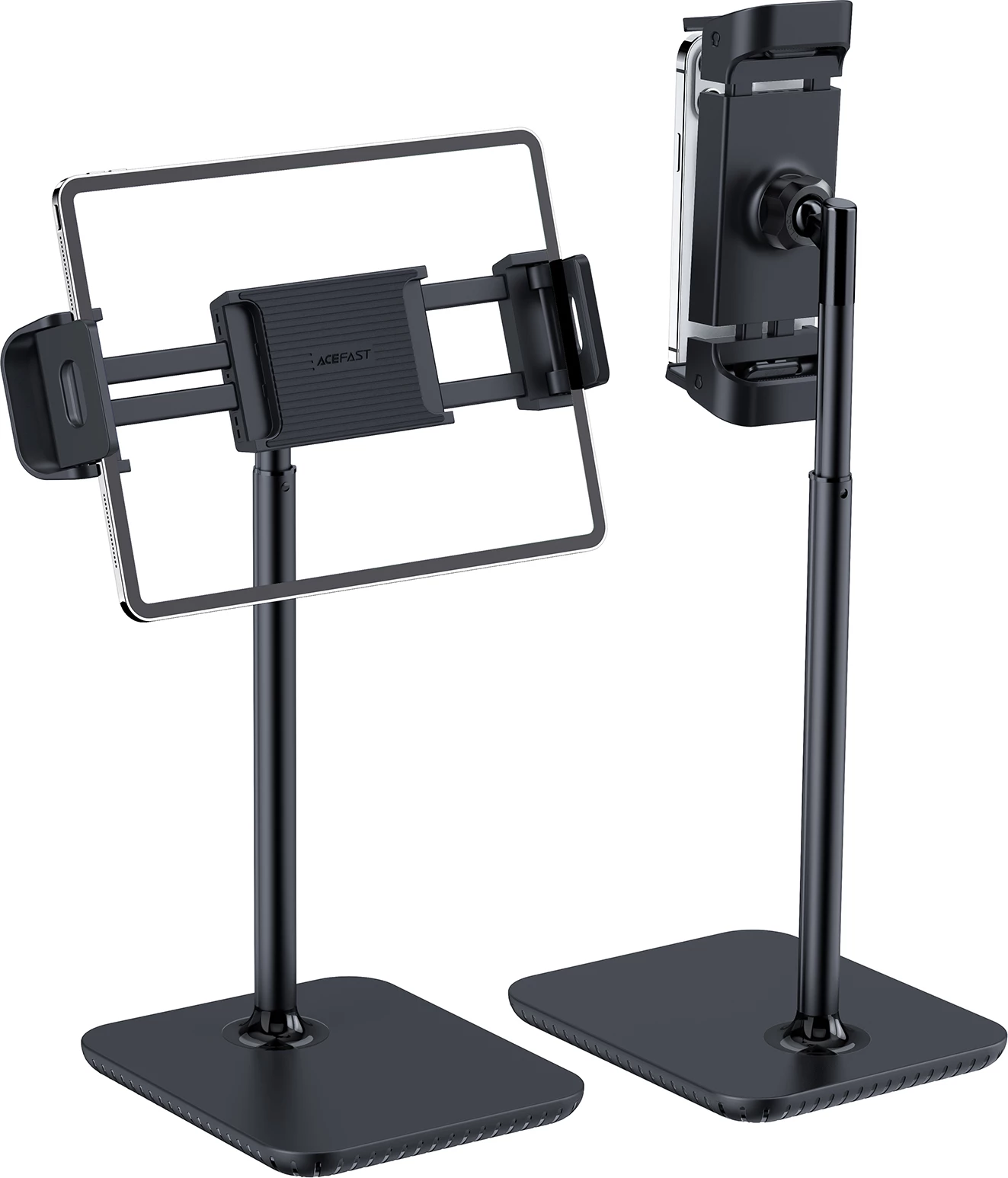 Teleskopski stalak za mizo Acefast E4 za telefon in tablico, 135–230 mm, 360°, črn