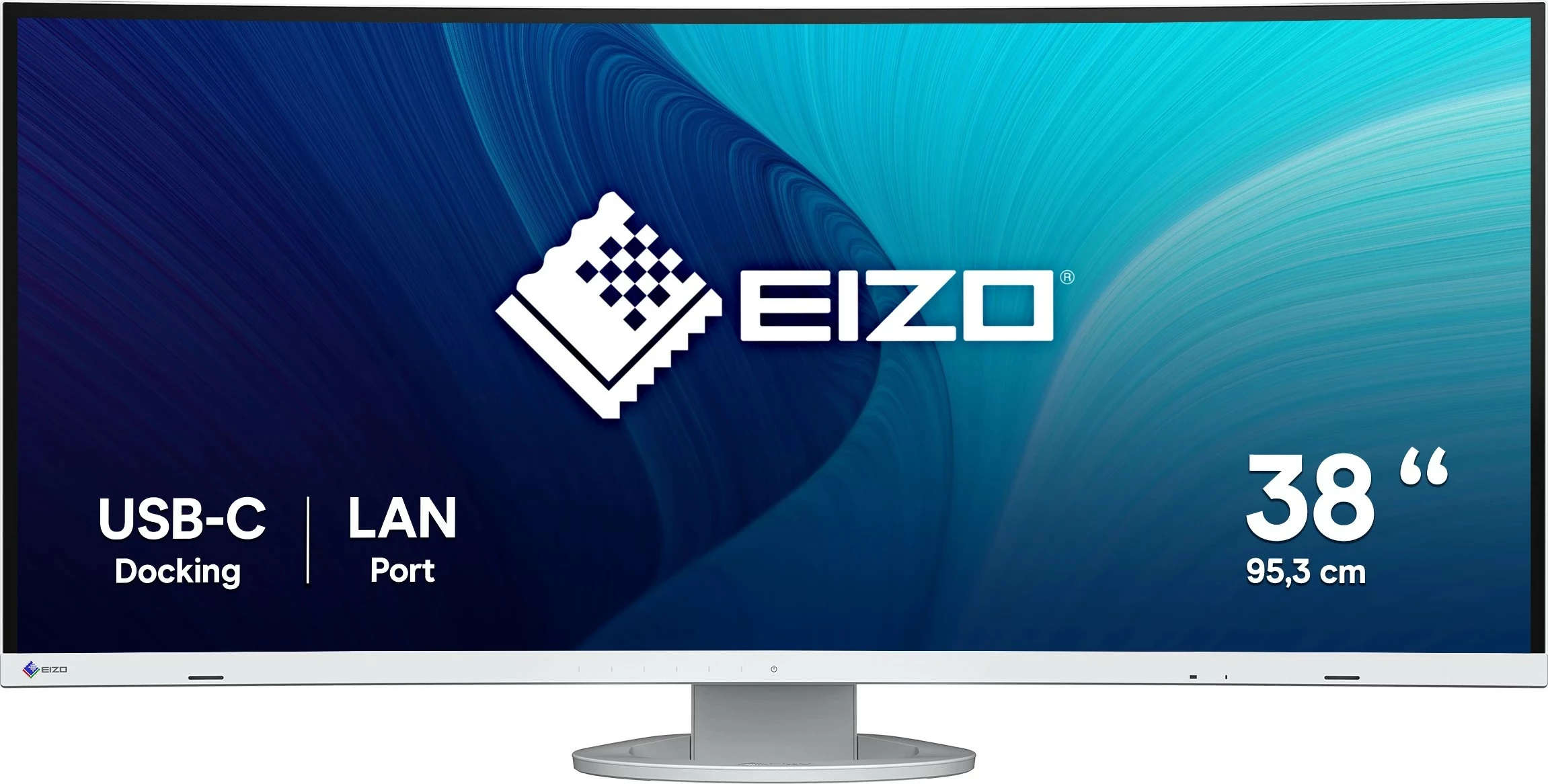 UltraWide Quad HD+ monitor Eizo FlexScan EV3895-WT, 37,5", bel