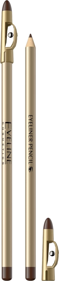 Eyeliner svinčnik kava Eveline Cosmetics, 1 kos