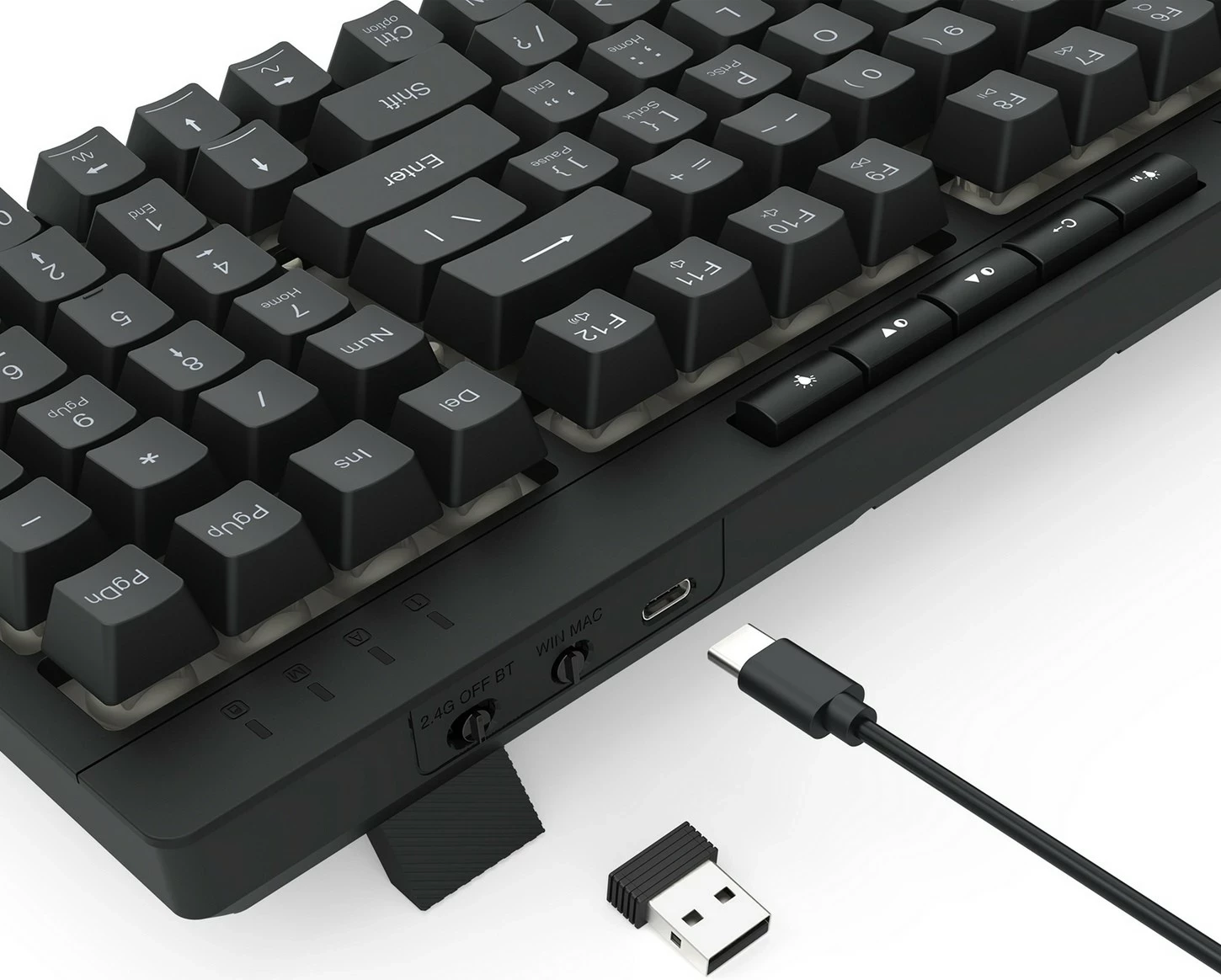 Gaming tipkovnica RGB, brezžična/žična, črna Redragon Shiva 98 Pro K515-Pro