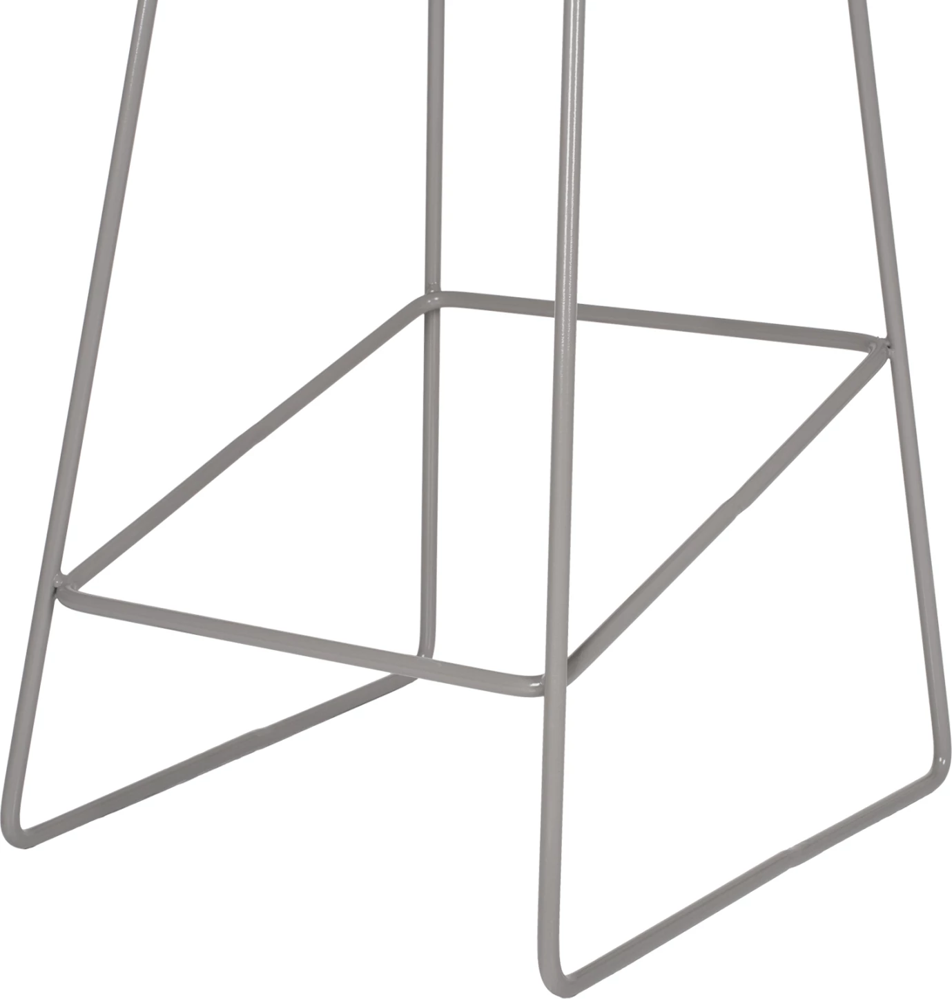 Kovinski stol FH8450.10 s sivim sedežem PP 47x47x83cm, set 2 kosov