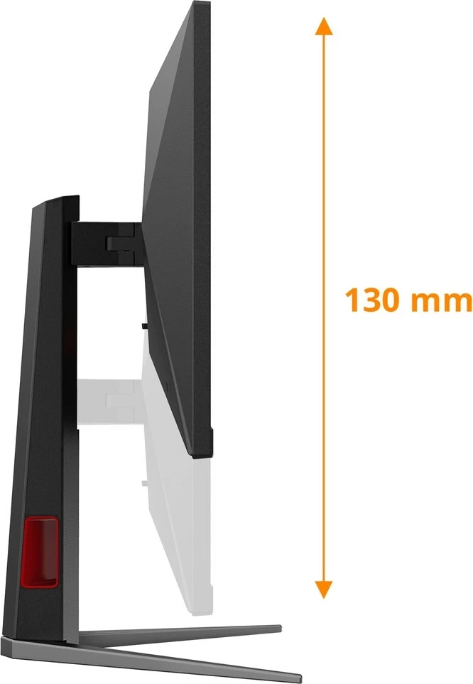 Gaming monitor 23,8" Full HD LED, črn z rdečimi AOC 24G4HA