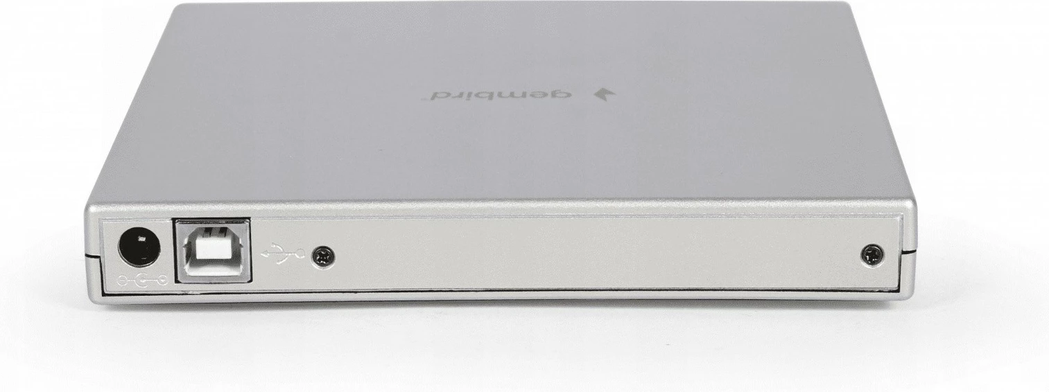 Zunanji bralnik/zapisovalnik CD/DVD, Gembird DVD-USB-021-SV, USB 2.0, do 24x CD / 8x DVD, srebrn