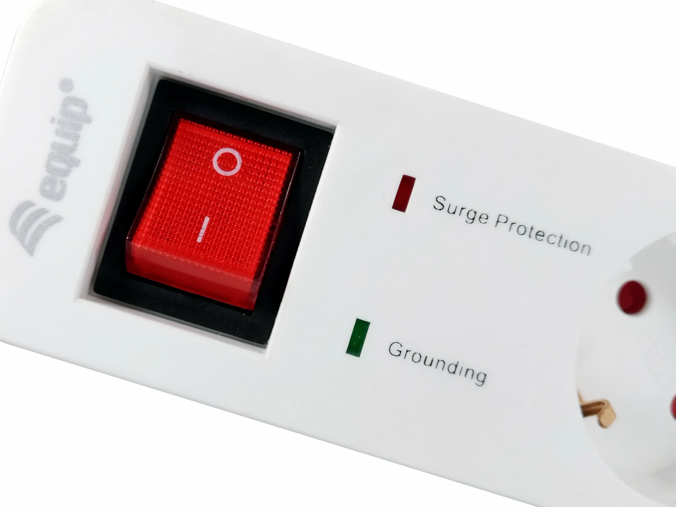 Razdelilec napajanja EQUIP 245554, 5 vtičnic, 2 USB, 1,8 m, belo