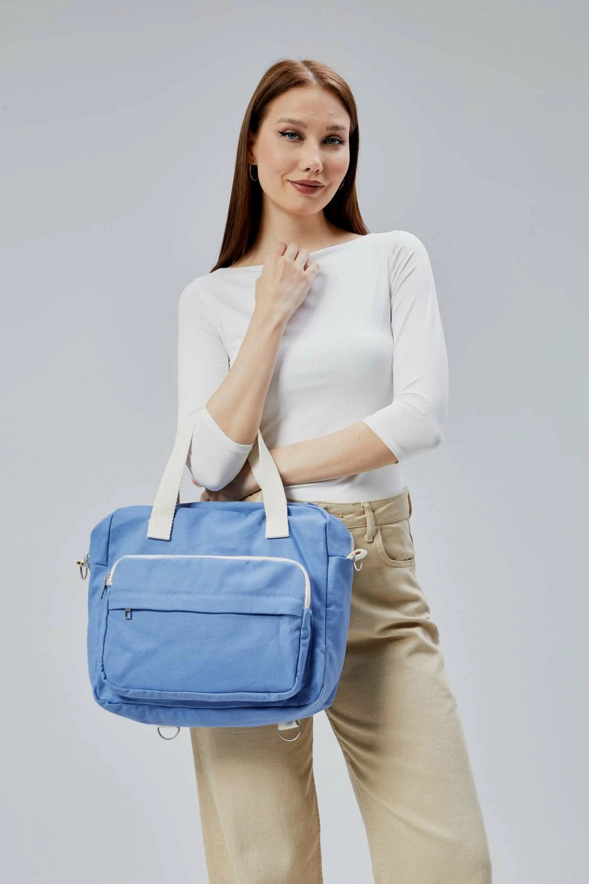 Tote torba modre barve, Zoozie Bags, 2388