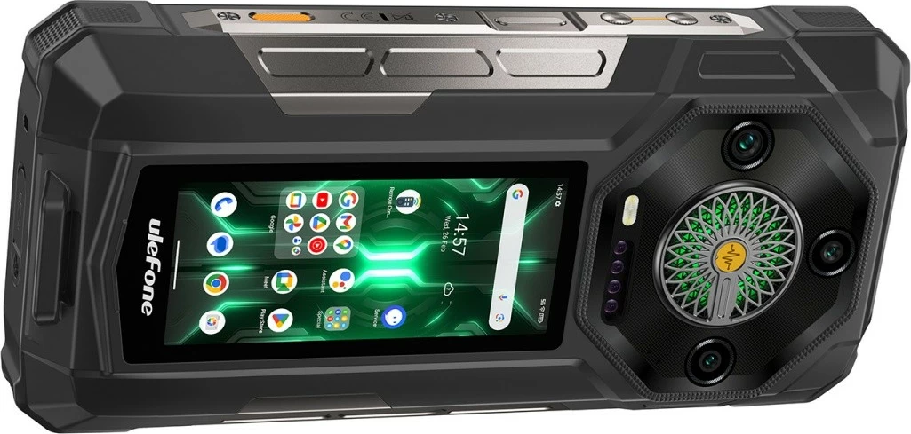 Pametni telefon odporen Ulefone Armor 33 Pro 5G, 16/512GB, črn