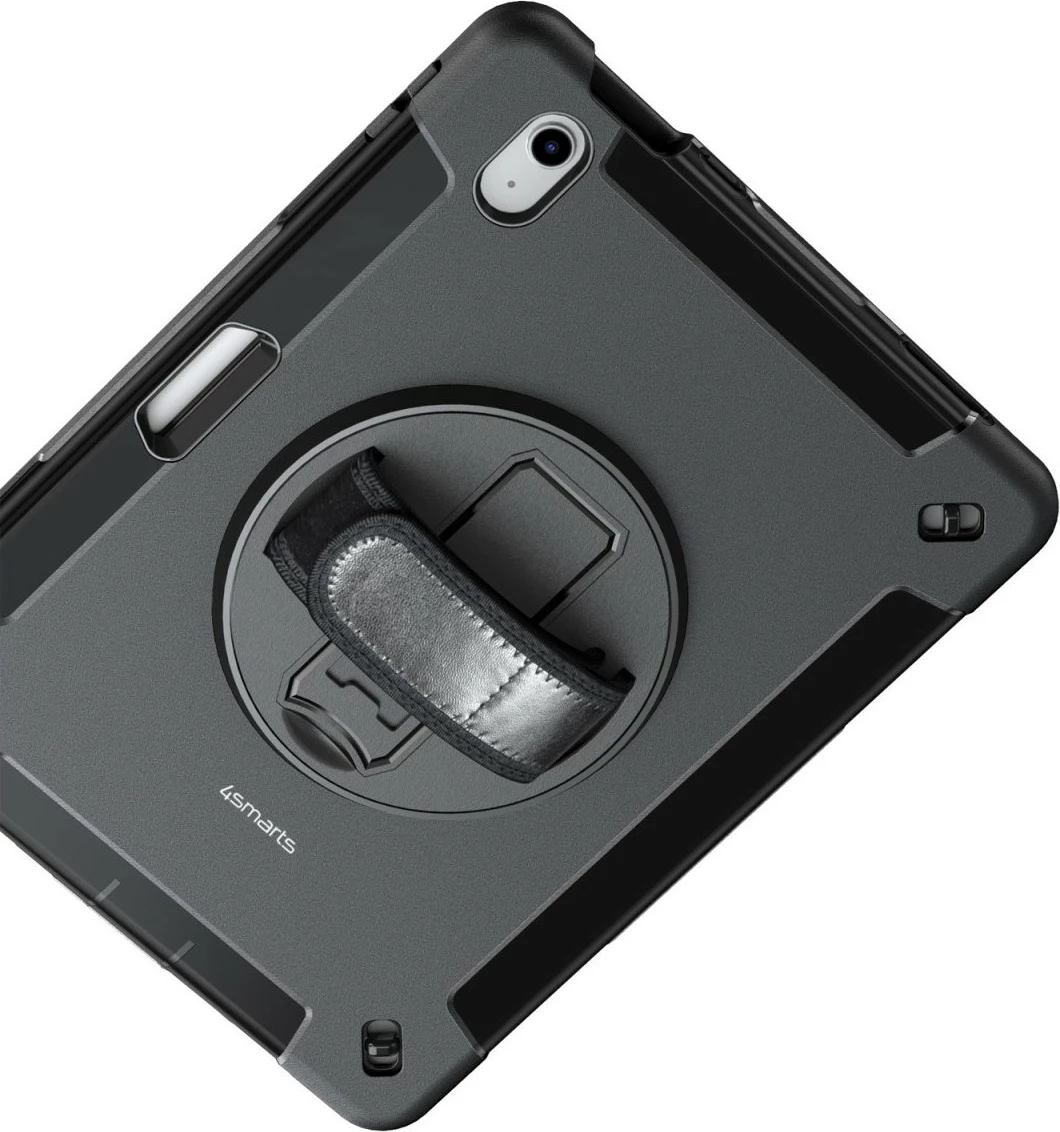 Zaščitni ovoj 4smarts Rugged Case Grip, Apple iPad 10.9 10. gen. (2022), črn