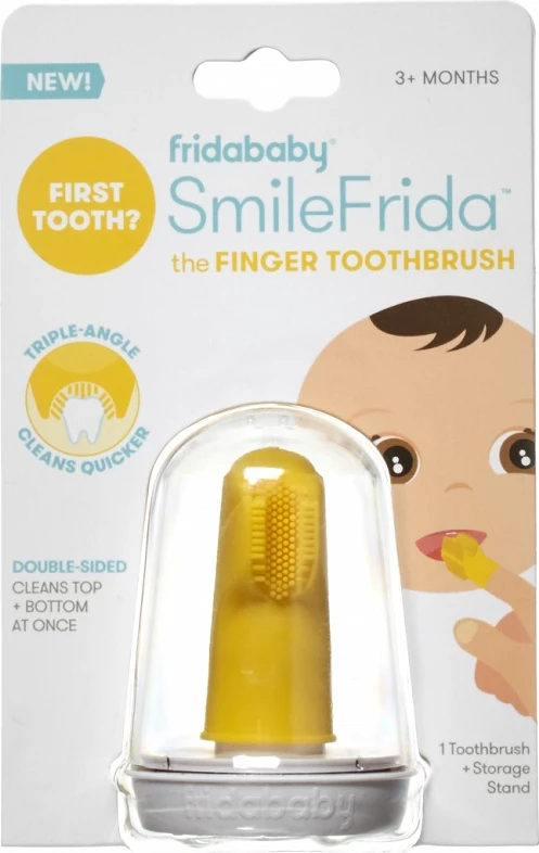 Furčka za zobke za otroke Frida SmileFrida Finger Toothbrush unisex 1 kos