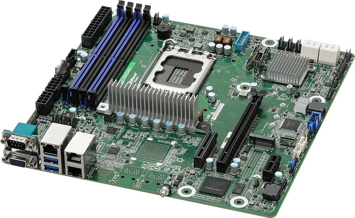 Matična plošča ASRock EC266D4U, micro ATX, Socket 1700, DDR5, za strežnike