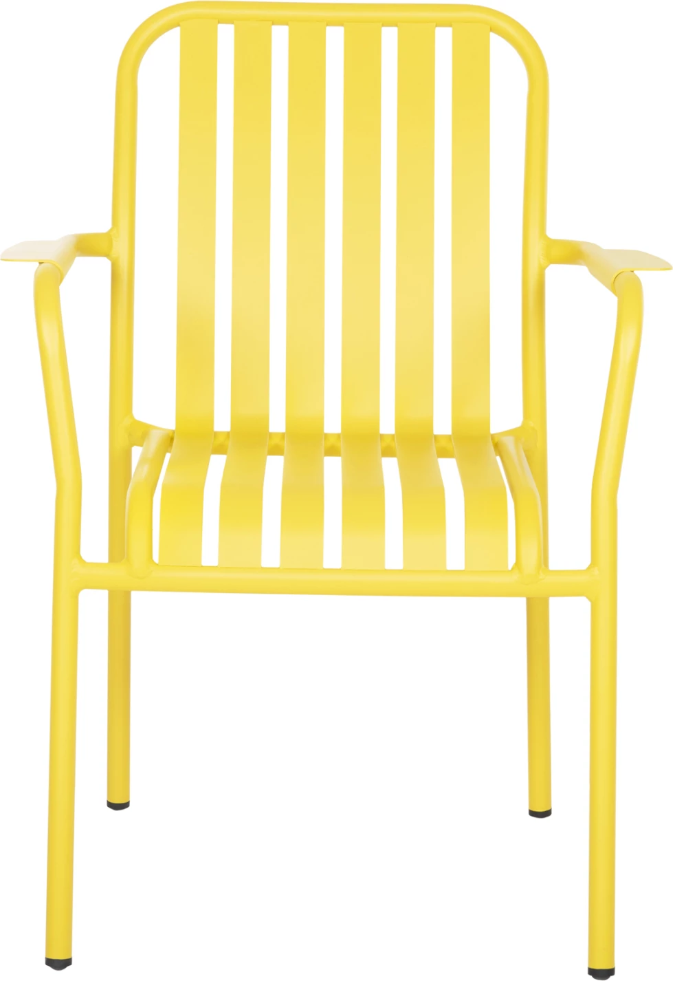 Aluminijasti naslanjač RACHEL FH6088.06 rumen 63x58x85H cm