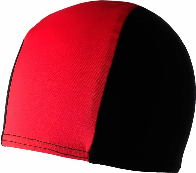 Kapica za plavanje za otroke Crowell Lycra-Jr, črno-rdeča