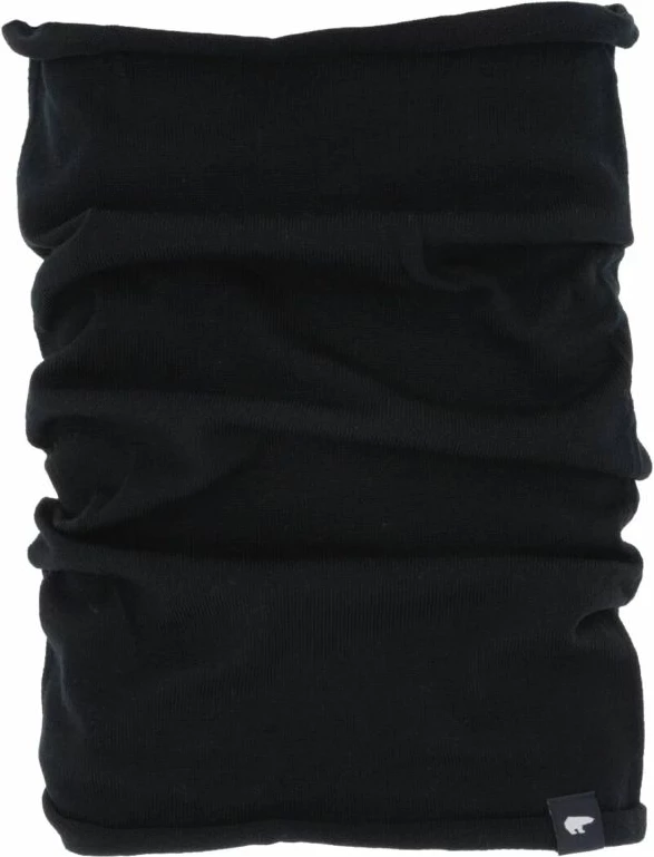 Multifunkcijski tub iz merino volne Eisbar, črn