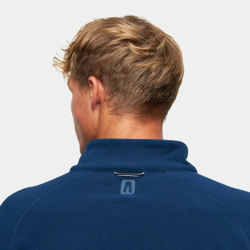 Pulover z zadrgo za moške, Alpinus, moder