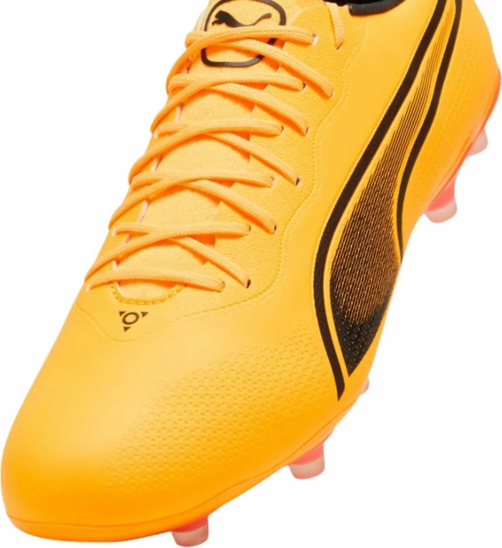 Atletski nogometni čevlji, Puma, moški, oranžni
