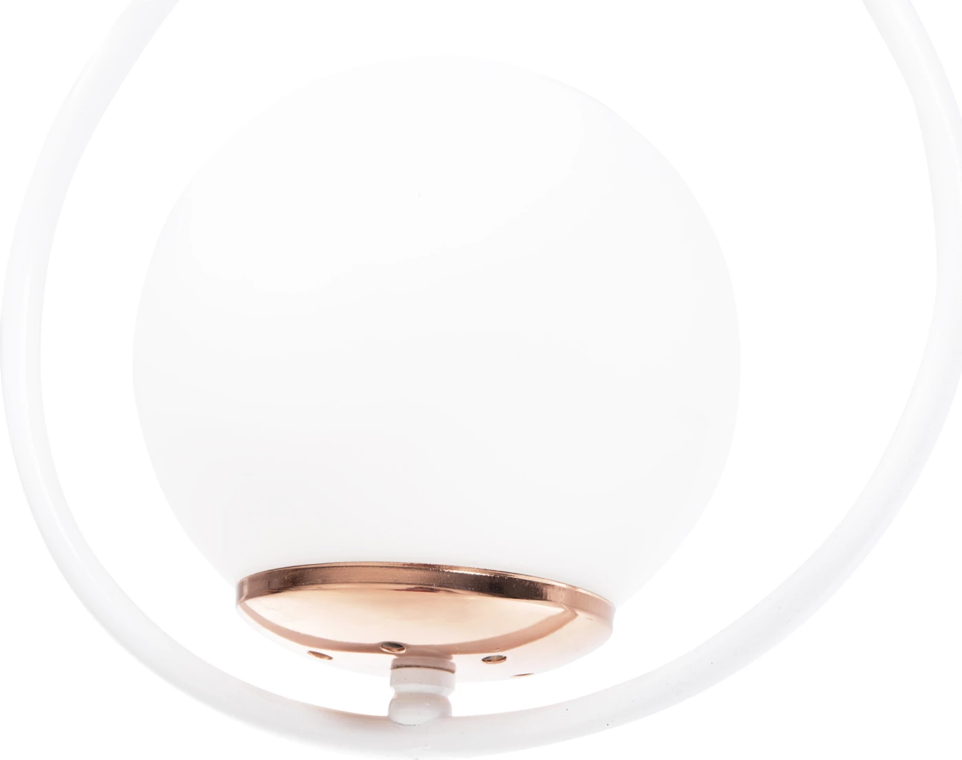 Stenska svetilka viseča kaplja bela z belim globusom 22x20x43Hcm.FH7640.03