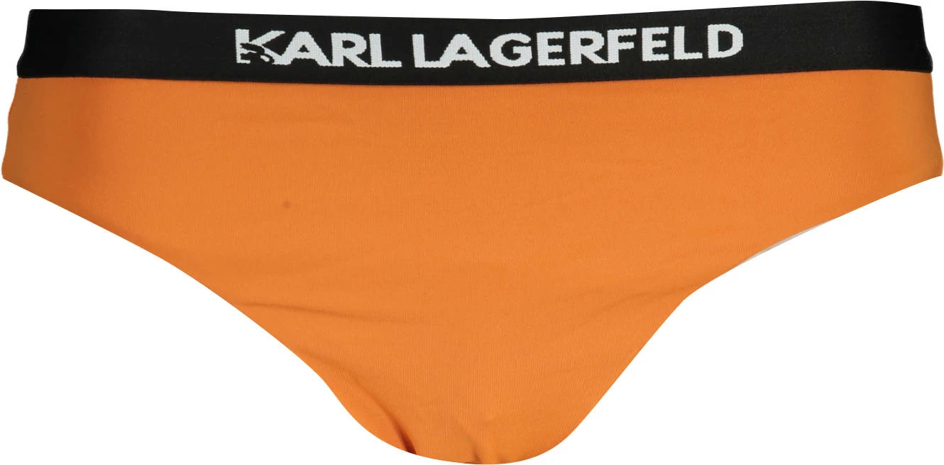 Spodnji del kopalk za ženske KARL LAGERFELD BEACHWEAR, oranžen