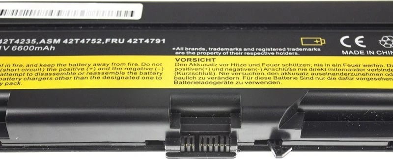 Baterija za prenosnik Green Cell LE28, 6600 mAh, črna