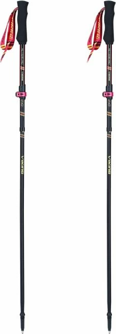 Trek sprehajalni palici za ženske, črno-roza Viking Kettera Pro Lady