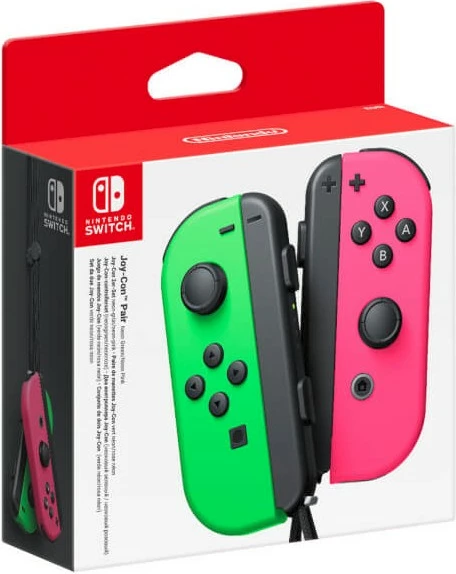 Komplet brezžičnih Joy-Con krmilnikov, Nintendo, 2 kosa, zelen/roza