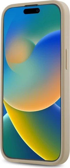 Ovitek za telefon za iPhone 14, DKNY, bež