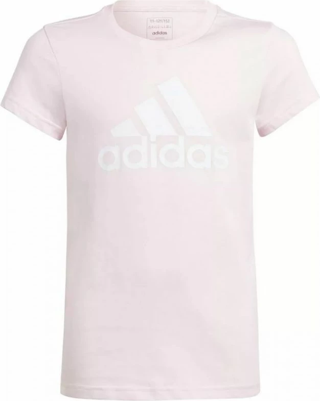 Majica z velikim logotipom adidas Big Logo Tee Jr za otroke, rožnata