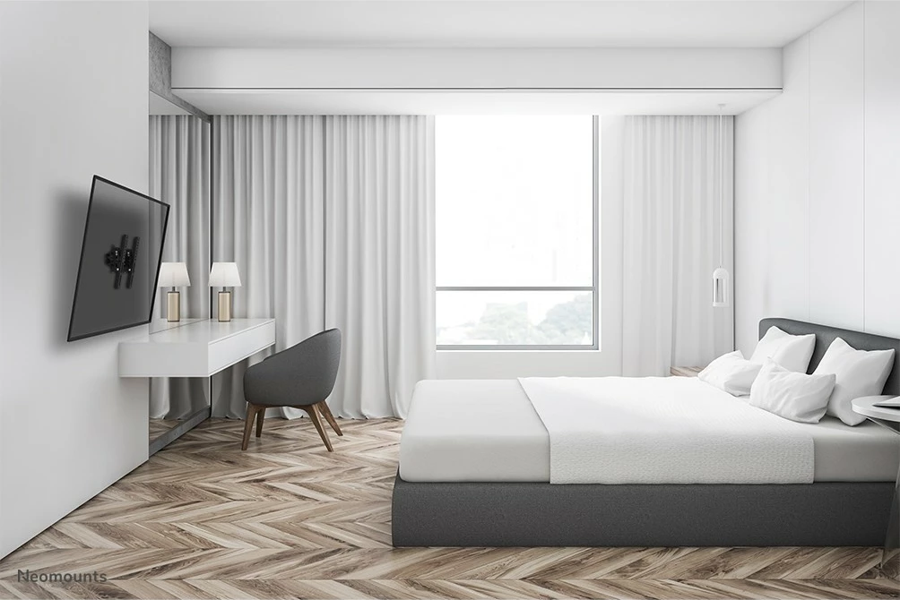 Nagibna nosilec za TV, Neomounts WL35-350BL12, 24–55 palcev, črn