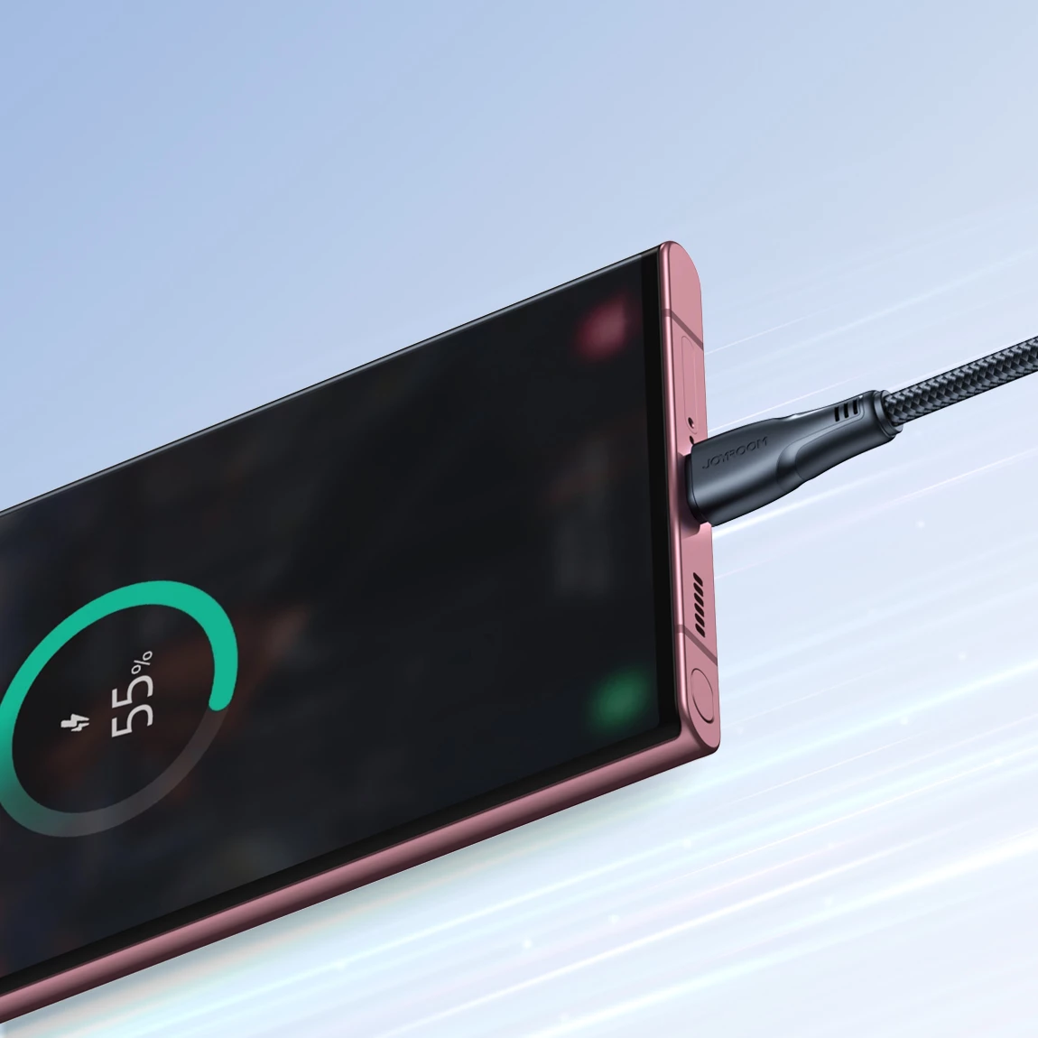 Kabel Joyroom Surpass Series A11, USB-A v USB-C, 1,2 m, 3A, črn