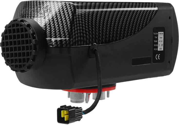 Parkirni grelnik, 5 kW, 12V — BlitzWolf BW-AH-S2-BT, z upravljanjem preko aplikacije in daljinskega upravljalnika, črn