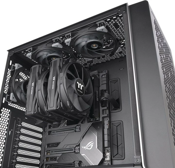 Zračno hlajenje Thermaltake TOUGHAIR 710, črno
