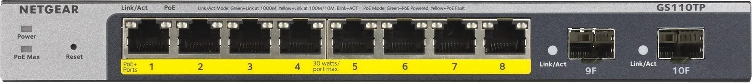 Upravljani switch Netgear GS110TP-300EUS