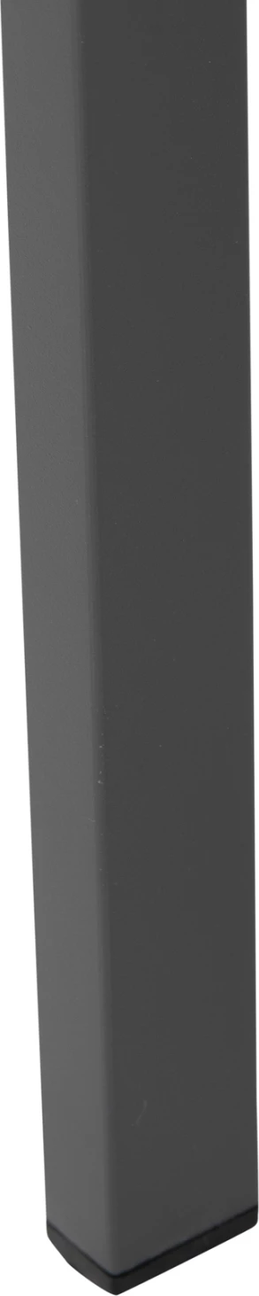 Aluminijast stol SAGA FH6063.02, temno siv, s polywood, 46x52x86H cm