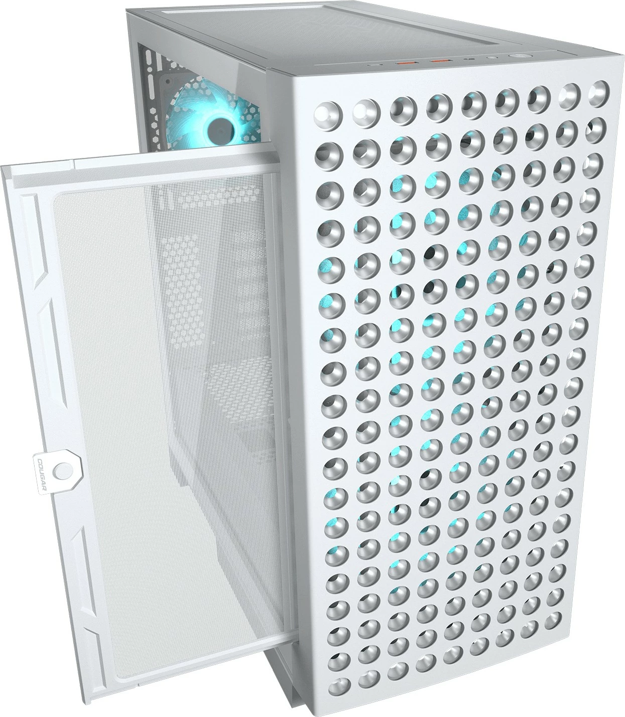 Računalniško ohišje Cougar Airface ECO midi, ARGB, belo