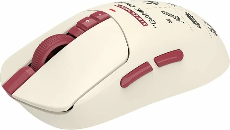 Igralna miška A4-Tech Bloody R72 ULTRA DUO Pixels Red, brezžična, RGB, bela