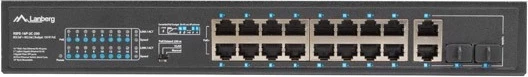 Nepregledni switch LANBERG RSFE-16P-2C-250, 16 vrat, za omare