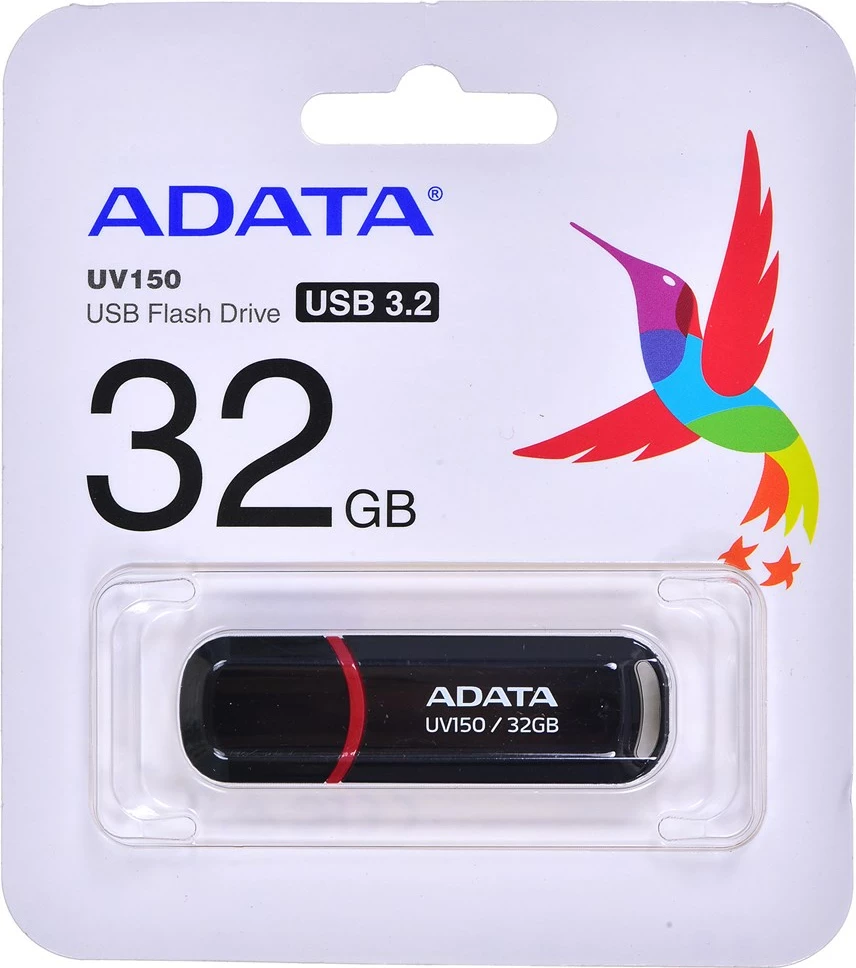 USB ključ Adata DashDrive UV150, Type-A, USB 3.2, 32 GB, črn