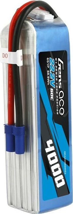 Litij-Polimerna baterija 4000mAh 22,2V 60C 6S1P z EC5 priključkom, Gens Ace