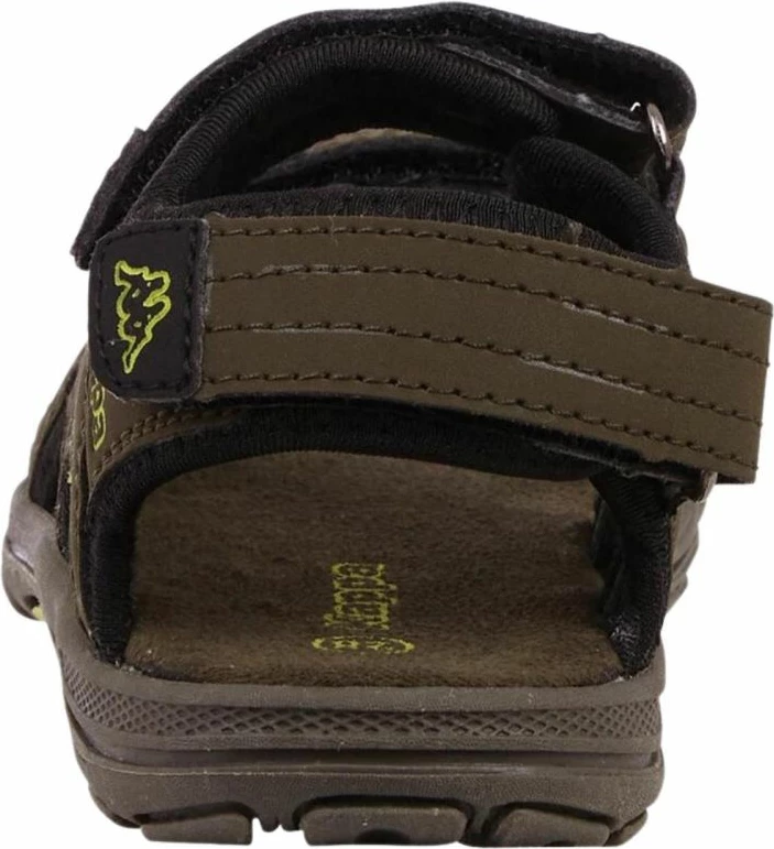 Sandali za fante Kappa, rjava in zelena