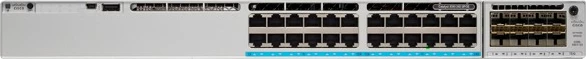 Upravljan stikalo Cisco Catalyst 9300L-24P-4X-A, 24 vrat, Gigabit Ethernet, sivo