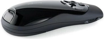 Prezenter brezžični, kontrola kazalca in rdeč laser Kensington Presenter Expert, RF, USB, 45 m, črn