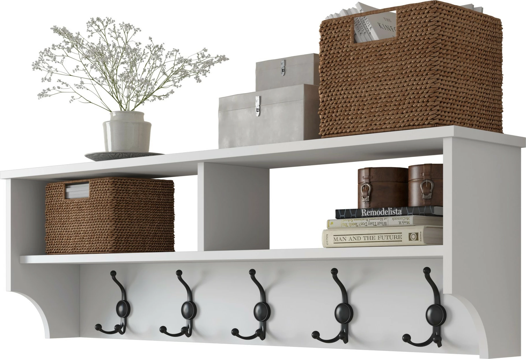 Stojalo za predsobo Hanah Home, P2 - 439, belo