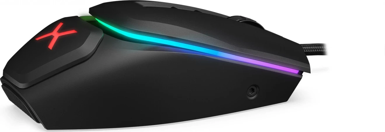 Gaming miška CROSS BOT RGB, Krux, črna