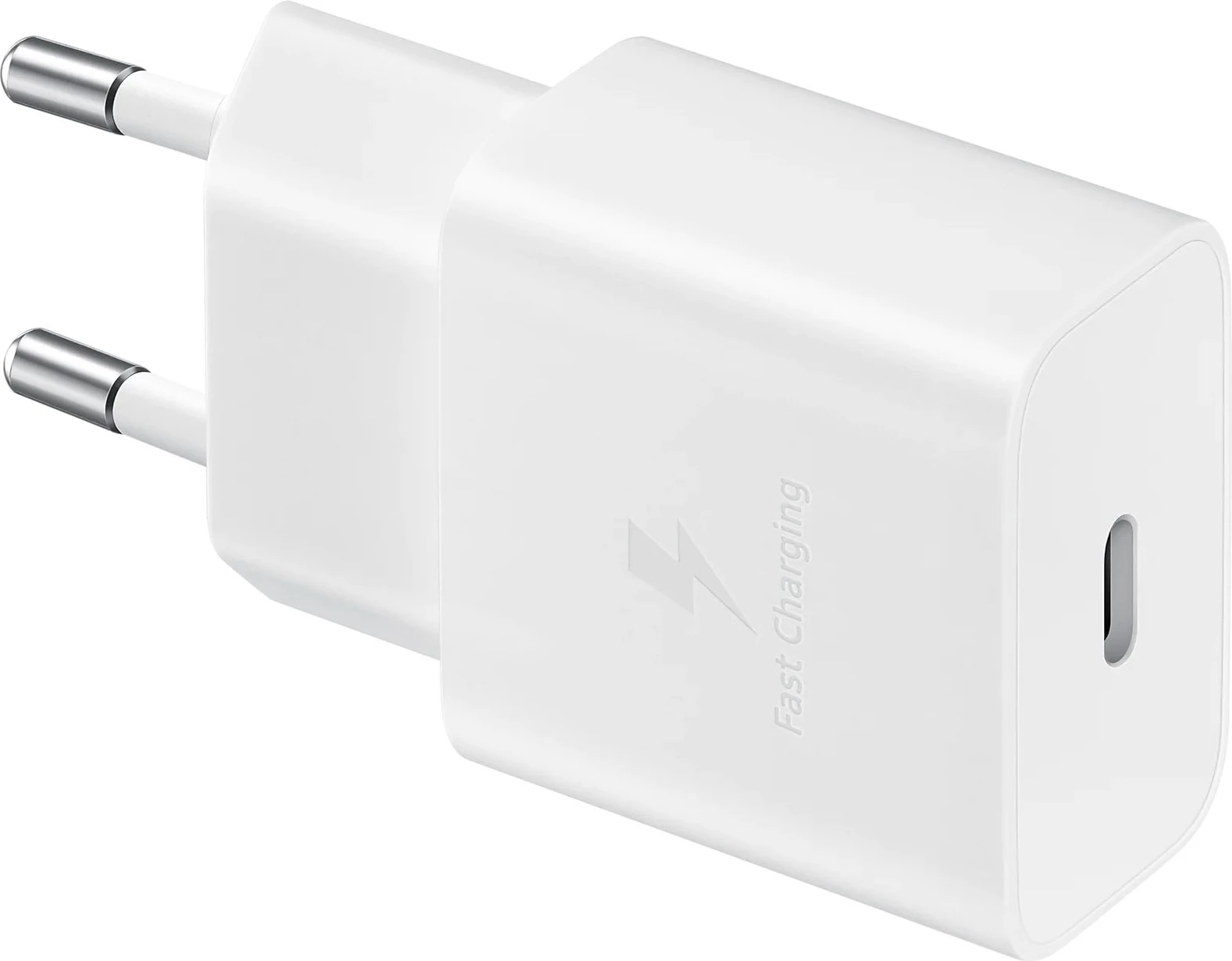 Stenski polnilec 15W USB-C, Samsung EP-T1510NWEGEU, bel