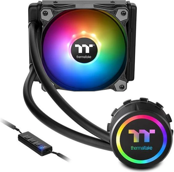 Vodno hlajenje Thermaltake Water 3.0 120 ARGB Sync, all-in-one, 1x120mm, večbarvno
